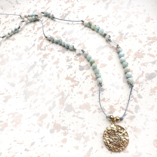 „Gwiazda Atlantydy” naszyjnik regulowany Gold