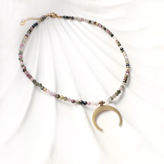 Naszyjnik „Lunula Obfitości” – energia kobiecości, ochrony i równowagi