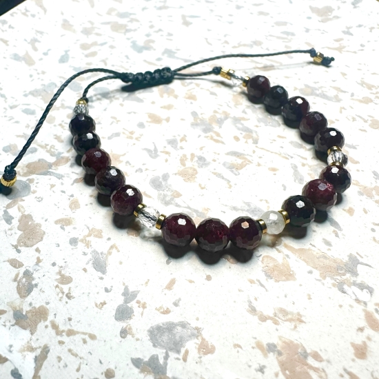 Bransoletka z granatami na zamówienie