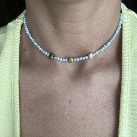 Choker Kobiecości z Larimarem